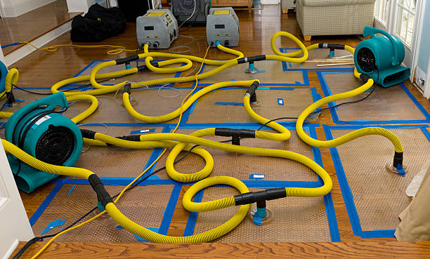 Professional Crawl Space Water Removal technician working in Heber, UT